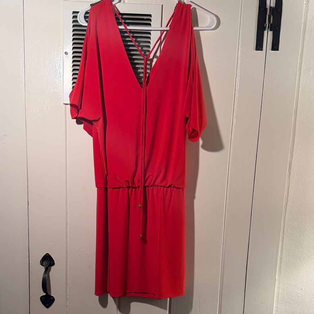 Cache Open Shoulder Draped Mini Dress - Picture 4 of 9